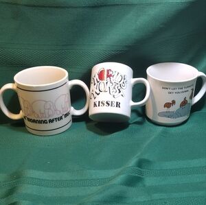3 Comical Coffee Mugs